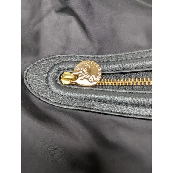 Rosie Pope Pregnant In Heals black Nylon pebbled leather diaper bag black - Picture 2 of 13